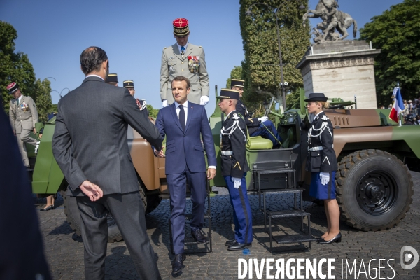 Emmanuel Macron préside le 14 juillet 2018