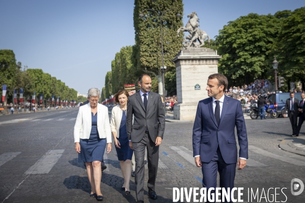 Emmanuel Macron préside le 14 juillet 2018