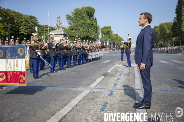 Emmanuel Macron préside le 14 juillet 2018