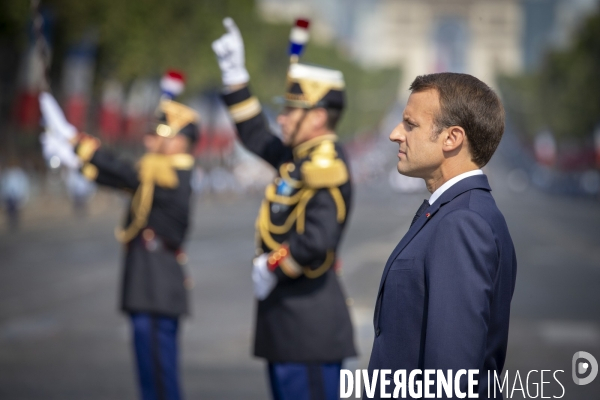 Emmanuel Macron préside le 14 juillet 2018