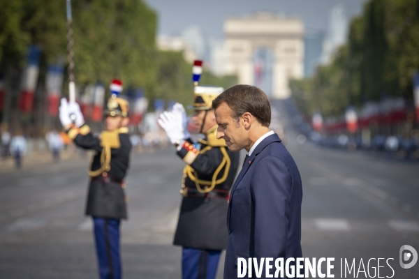 Emmanuel Macron préside le 14 juillet 2018