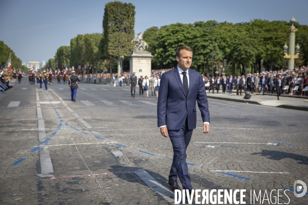 Emmanuel Macron préside le 14 juillet 2018