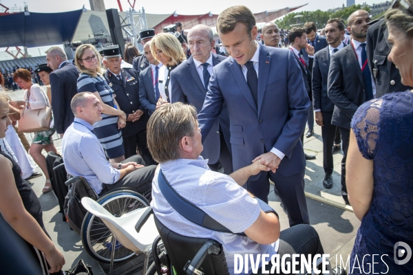 Emmanuel Macron préside le 14 juillet 2018