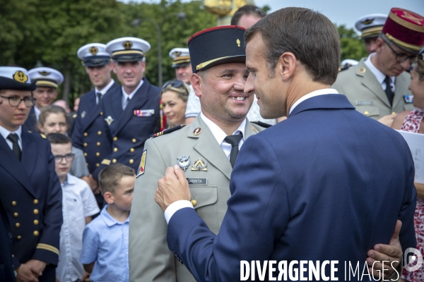 Emmanuel Macron préside le 14 juillet 2018