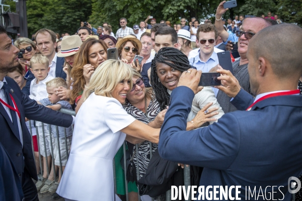 Emmanuel Macron préside le 14 juillet 2018