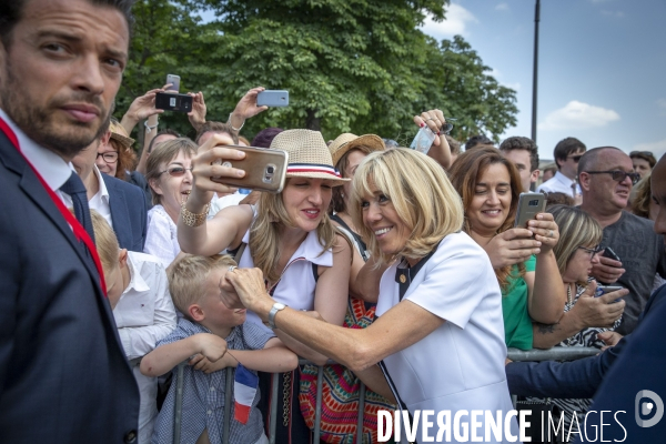 Emmanuel Macron préside le 14 juillet 2018