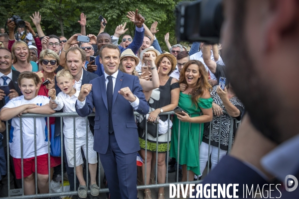 Emmanuel Macron préside le 14 juillet 2018