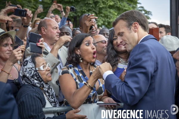 Emmanuel Macron préside le 14 juillet 2018