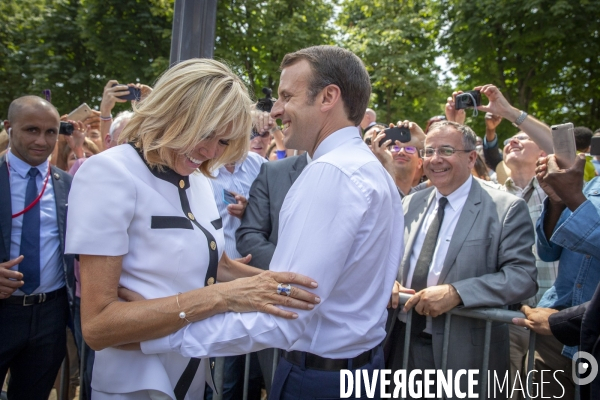 Emmanuel Macron préside le 14 juillet 2018