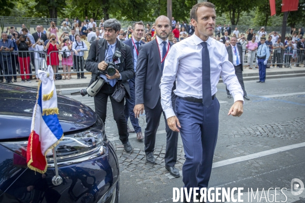 Emmanuel Macron préside le 14 juillet 2018