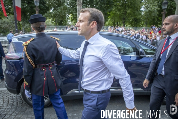 Emmanuel Macron préside le 14 juillet 2018