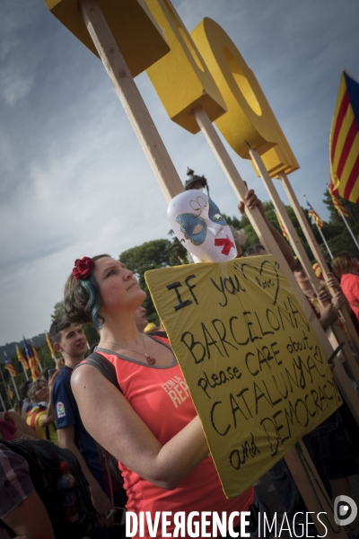 Diada, Barcelone ne faiblit pas.