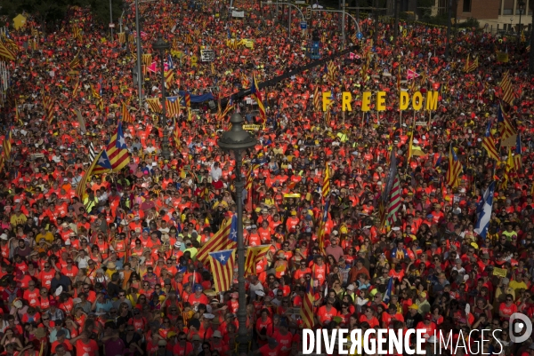 Diada, Barcelone ne faiblit pas.