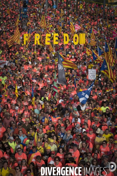 Diada, Barcelone ne faiblit pas.