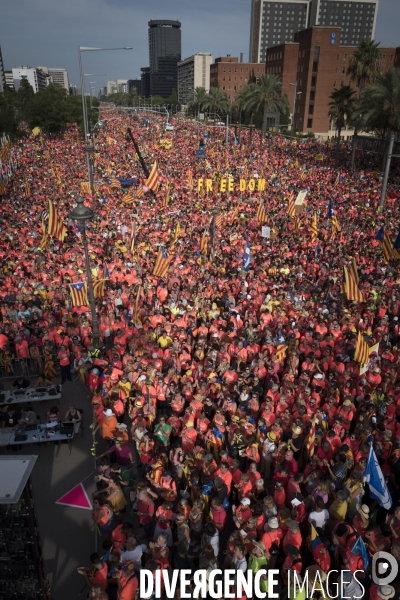 Diada, Barcelone ne faiblit pas.