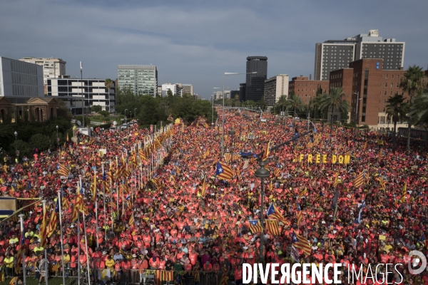 Diada, Barcelone ne faiblit pas.