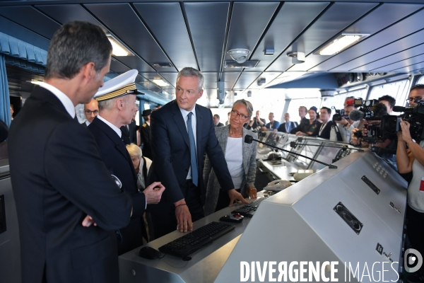 Inauguration du CMA CGM Antoine de Saint Exupéry