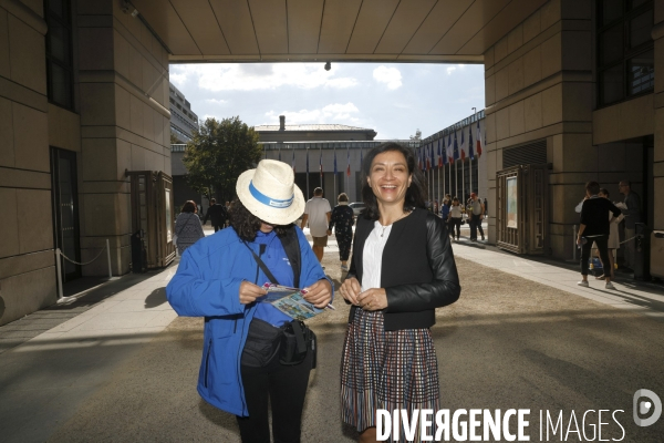 Delphine Gény-Stephann aux Journées du patrimoine à Bercy