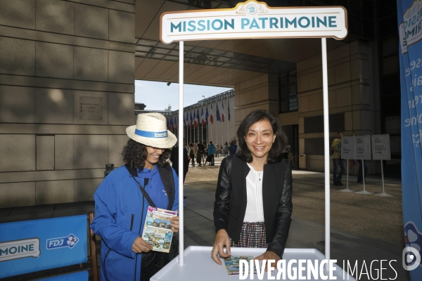 Delphine Gény-Stephann aux Journées du patrimoine à Bercy