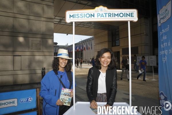 Delphine Gény-Stephann aux Journées du patrimoine à Bercy