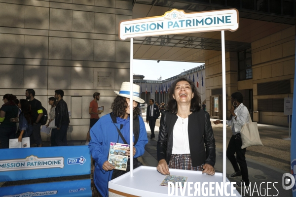 Delphine Gény-Stephann aux Journées du patrimoine à Bercy