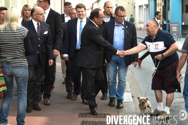 François Hollande à Cherbourg