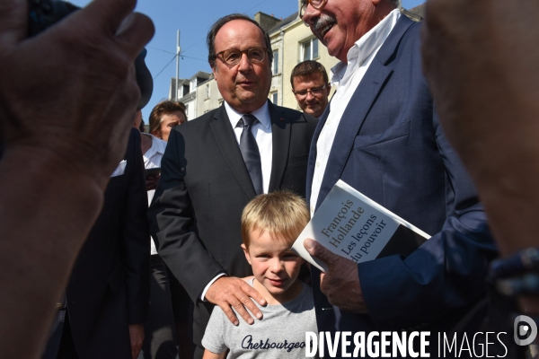 François Hollande à Cherbourg