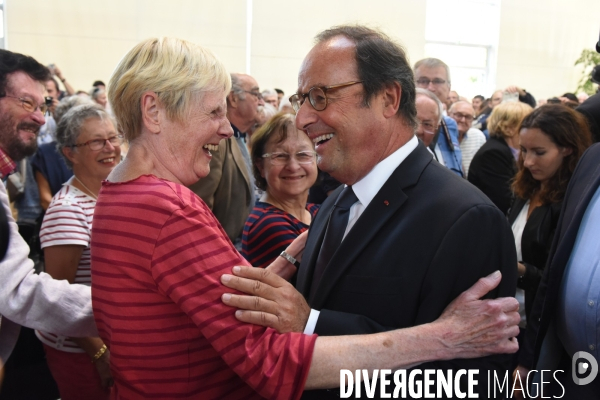 François Hollande à Cherbourg