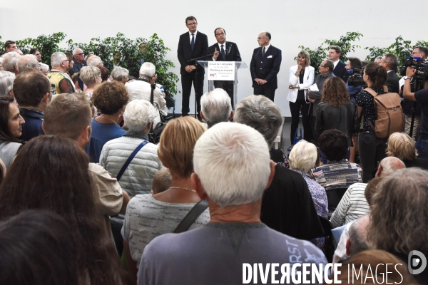 François Hollande à Cherbourg