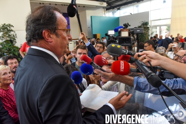 François Hollande à Cherbourg