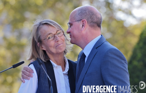Françoise NYSSEN avec Jean Michel BLANQUER