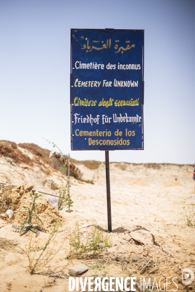 Portrait de chamesddine marzoug, le croque-mort tunisiens des migrants.