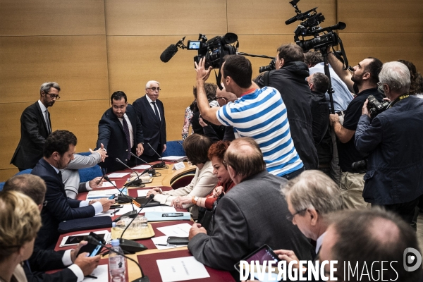 Audition d Alexandre Benalla au Sénat.