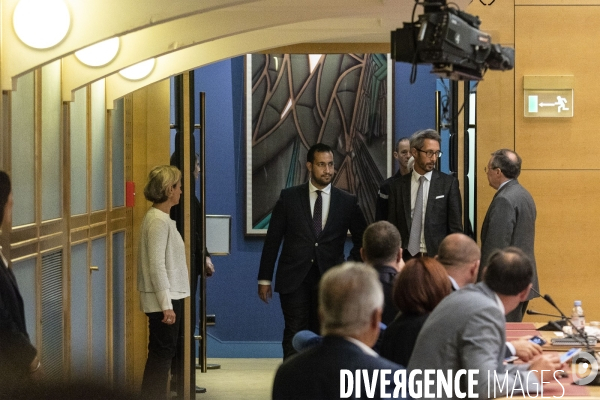 Audition d Alexandre Benalla au Sénat.