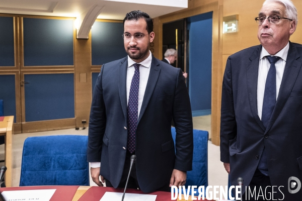 Audition d Alexandre Benalla au Sénat.