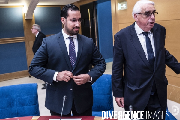 Audition d Alexandre Benalla au Sénat.