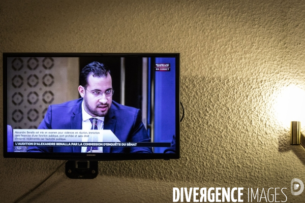 Audition d Alexandre Benalla au Sénat.