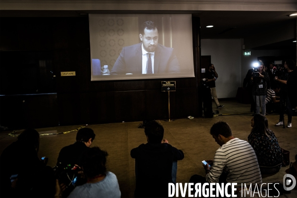 Audition d Alexandre Benalla au Sénat.