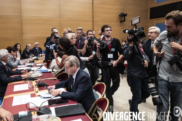 Audition d Alexandre Benalla au Sénat.