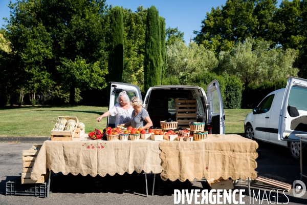 Marché de producteurs provencaux