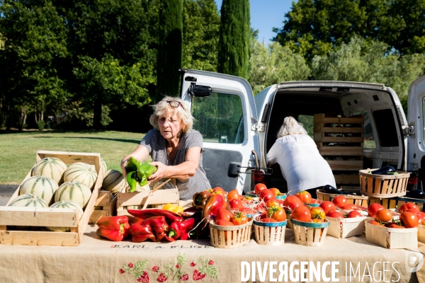 Marché de producteurs provencaux