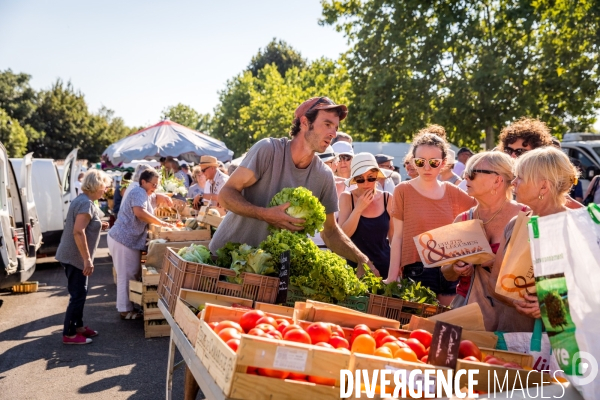 Marché de producteurs provencaux