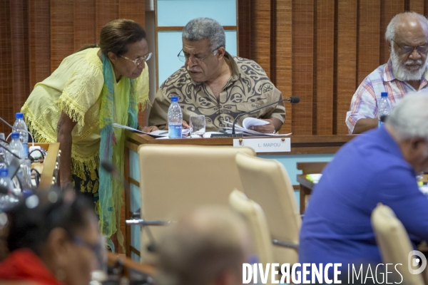 Réunion du Congrès de Nouvelle-Calédonie à Nouméa