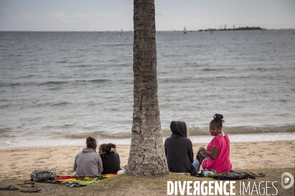 Nouvelle Calédonie, Nouméa: Une jeunesse Kanak