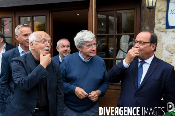 François Hollande en Corrèze