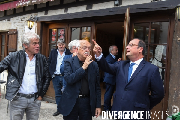 François Hollande en Corrèze