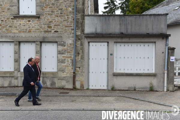 François Hollande en Corrèze