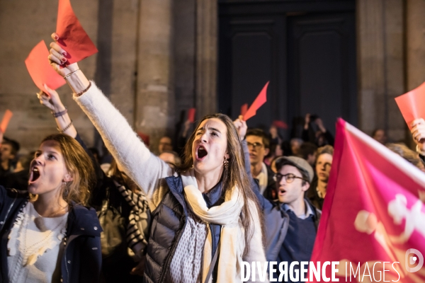 Manif pour tous devant le Comité consultatif national d éthique