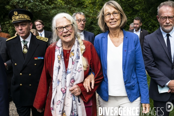 Déplacement de Françoise Nyssen dans l Eure.