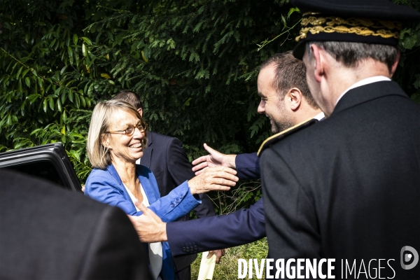 Déplacement de Françoise Nyssen dans l Eure.